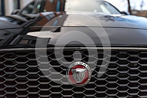 Jaguar luxury car logo in verviers belgium