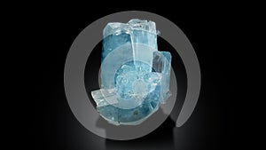 Very aesthetic aquamarine specimen from Nagar Pakistan