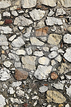 Very ancient stone wall texture