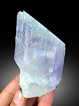 very beautiful hiddenite var spodumene kunzite crystal from Afganistan photo