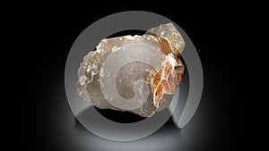 Very beautiful Morganite crystal with quartz specimen from Pakistan photo