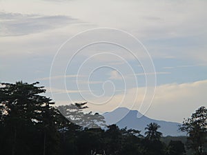 Very beautiful mountain view from a distance of 3 hours drive