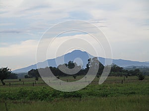 Very beautiful mountain view from a distance of 3 hours drive