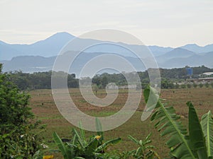 Very beautiful mountain view from a distance of 3 hours drive