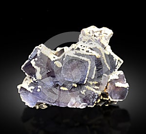 very beautiful purple blue fluorite Mineral specimen from baluchistan Pakistan