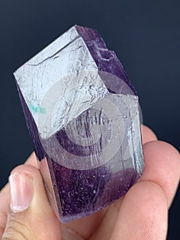 very beautiful Purple Scapolite crystal mineral specimen form badakhshan afghanistan
