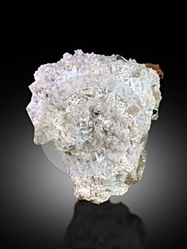 very beautiful Rare Red Mangano Tantalite with Albite Mineral Specimen from Afghanistan photo