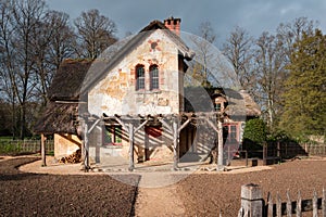 A very beautiful traditional peasant house, with a well-kept yard, surrounded by nature