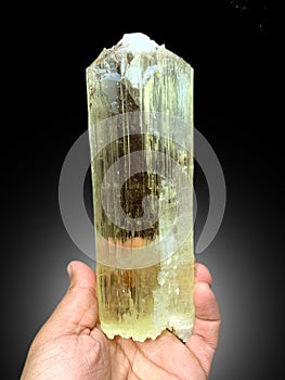 very beautiful triphane var spodumene kunzite crystal mineral specimen from kunar Afghanistan photo