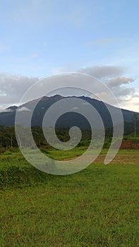 A very beautiful view of one of the mountains in Indonesian