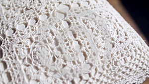 Very Beautiful White Lace Pillowcase