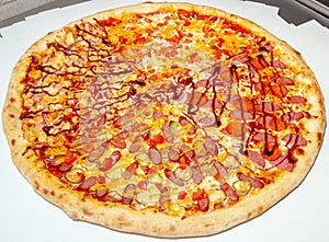 Very big pizza,pizza, fast food, italian cuisine