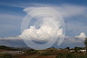 Cumulonimbus cloud nuclear blast photo
