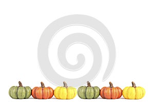 A very colorful pumpkin background