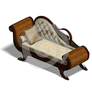 Very comfortable sofa from biedermeier time