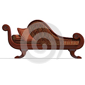 Very comfortable sofa from biedermeier time