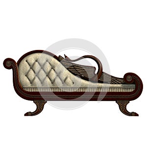 Very comfortable sofa from biedermeier time