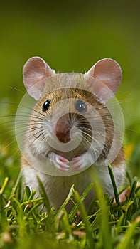 Very cute baby mouse captured in natures wide life