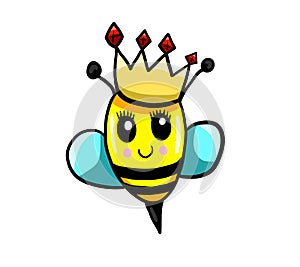 Very Cute Little Queen Bee