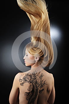 Very dragon tatoo girl