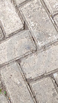 very dusty gray bricks neatly arranged for the background