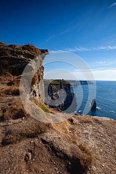 On the very edge of the Cliffs of Moher