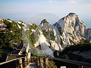 Very famous mountain in chian: HuaShan