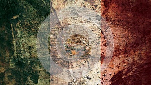 Very Grungy Mexican Flag, Mexico Grunge Background Texture