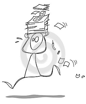 Very hard work - clip art