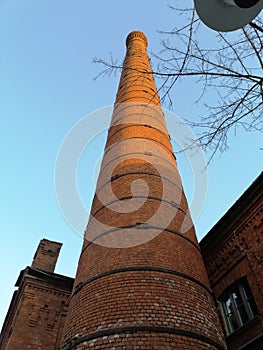 very high brick tower