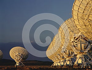 Very Large Array radio telescope dishes