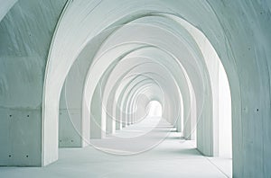 A Very Long Hallway With a Long Railing