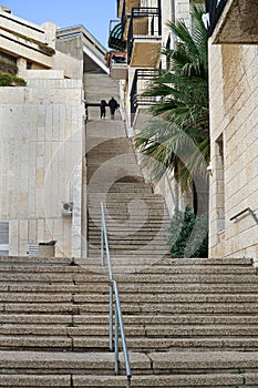 Very long staircase