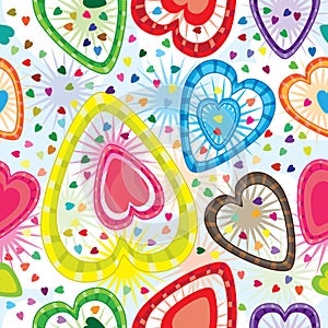 Very love seamless pattern