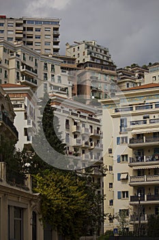 The very luxury Town of Monaco in France photo
