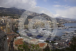 The very luxury Town of Monaco in France photo