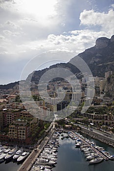 The very luxury Town of Monaco in France photo