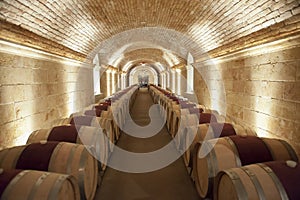 Luxury Wine cellar, Hall Winery, Rutherford, Napa Valley