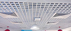 Very nice designed interior ceiling.