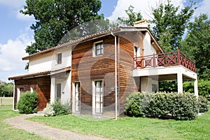 A very nice house with a garden