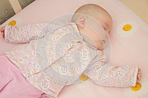 Very nice sweet baby sleeping