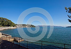 very nice view of la spezia gulf take from portovenere