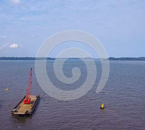 very nice view of libreville harbour