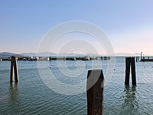 very nice view of trasimeno lake