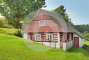 Very nice wooden cottage in Czech republic