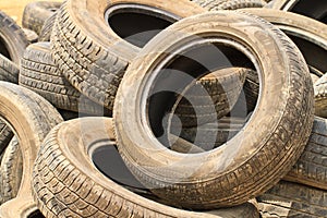 Very old car tires