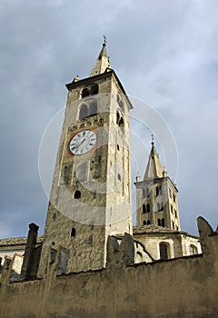 Very old church, Aosta, Italy