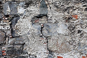 Wall old background texture brick concrete surface grunge stone rough plaster cement vintage structure architecture weathered aged