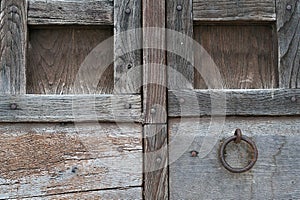Very old door in the Sassi of Matera
