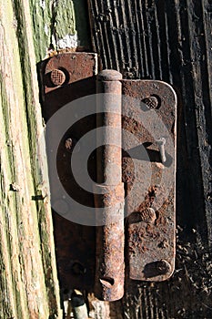 Very old door withe Rusty hinges